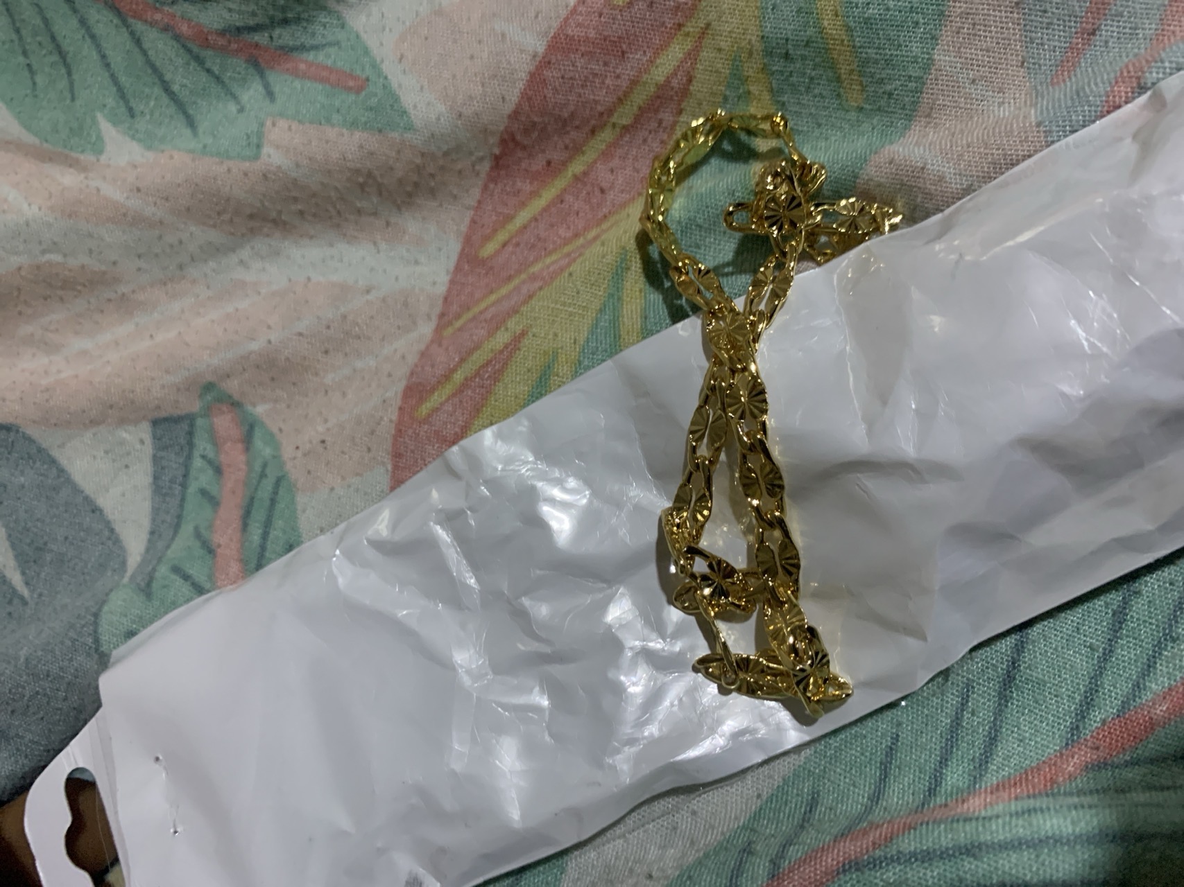 Gold necklace